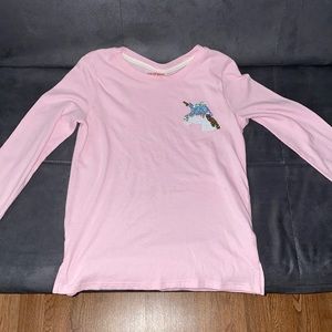 GIRLS UNICORN LONG SLEEVE TOP SIZE 7-8
